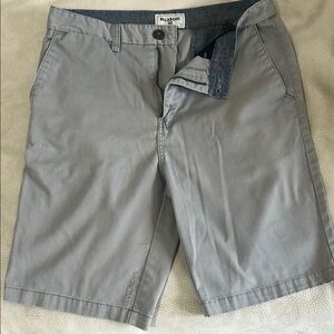 Billabong Gray Flat Front shorts